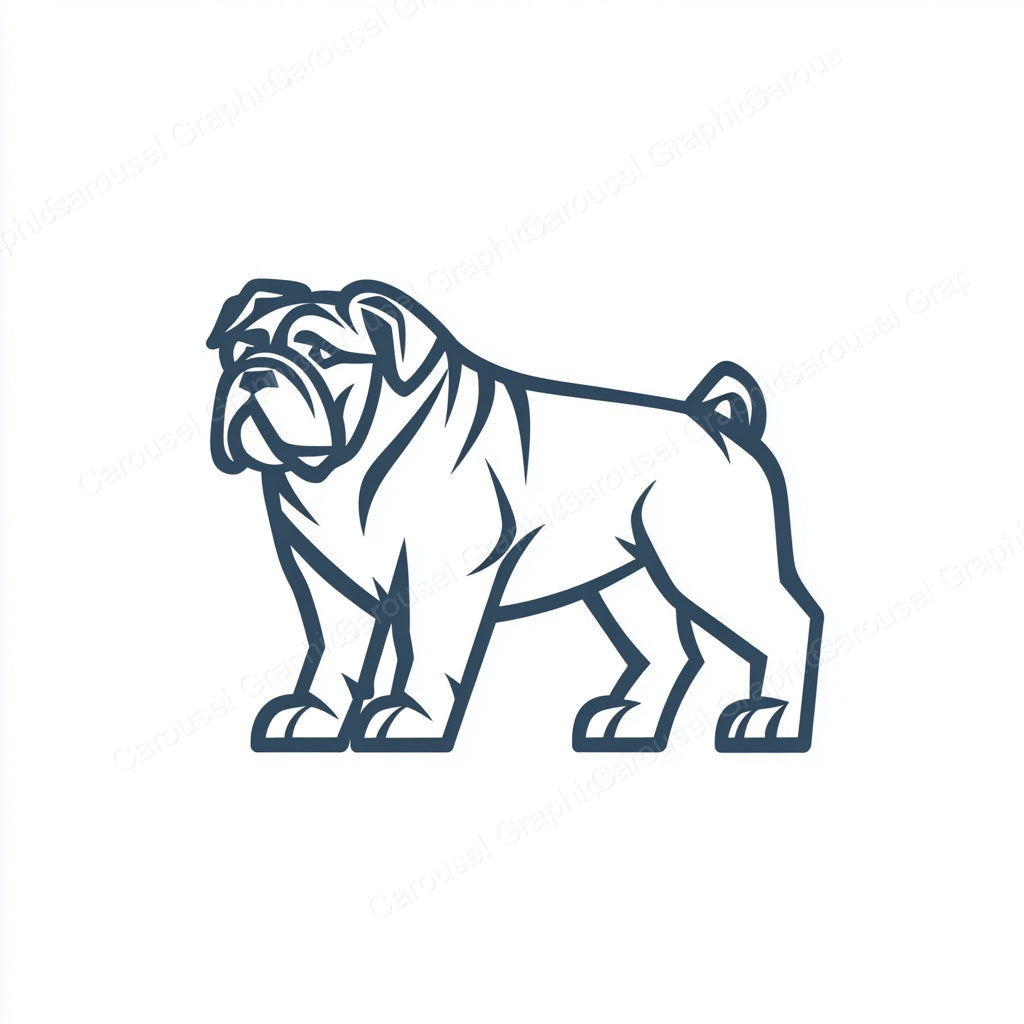 Bulldog Vector Graphic preview