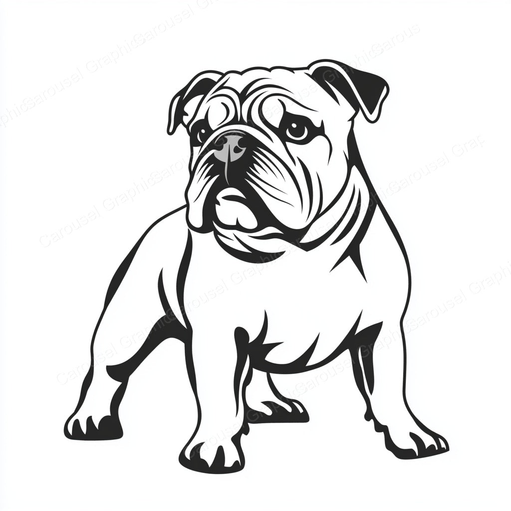 Bulldog Vector Graphic preview