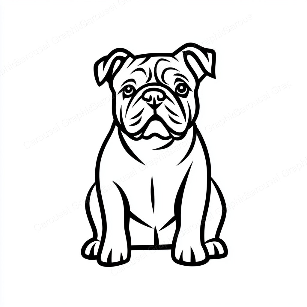 Bulldog Vector Graphic preview