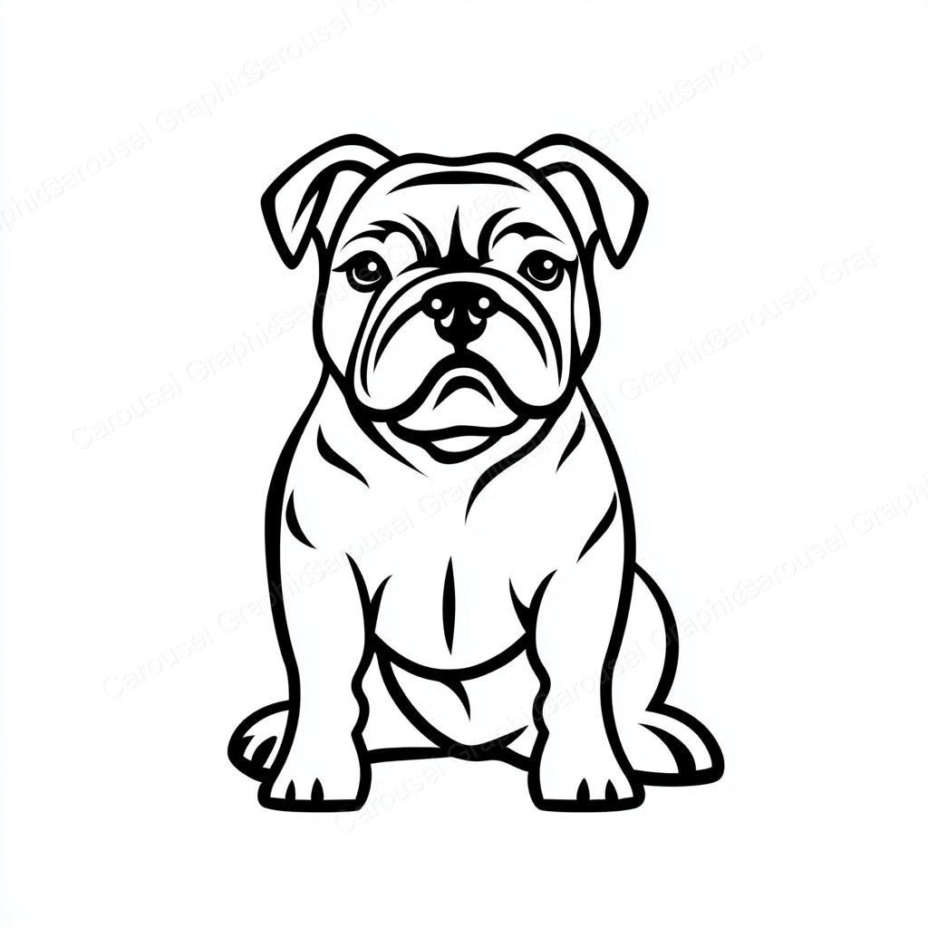 Bulldog Vector Graphic preview