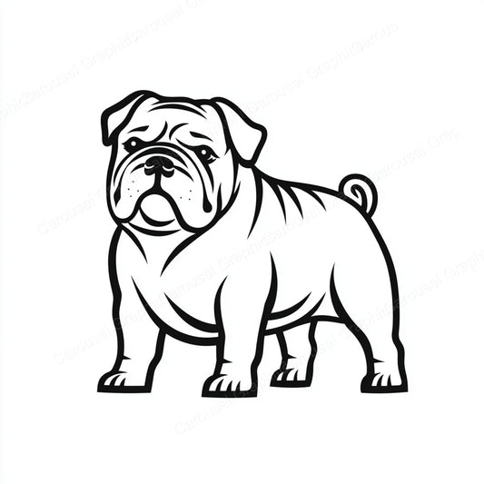 Bulldog Vector Graphic preview