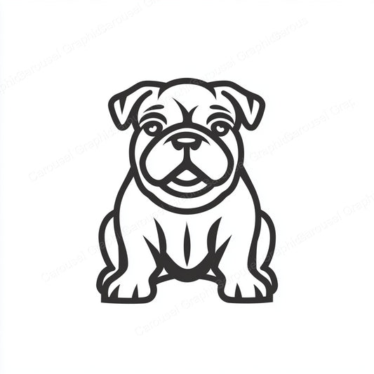 Bulldog Vector Graphic preview