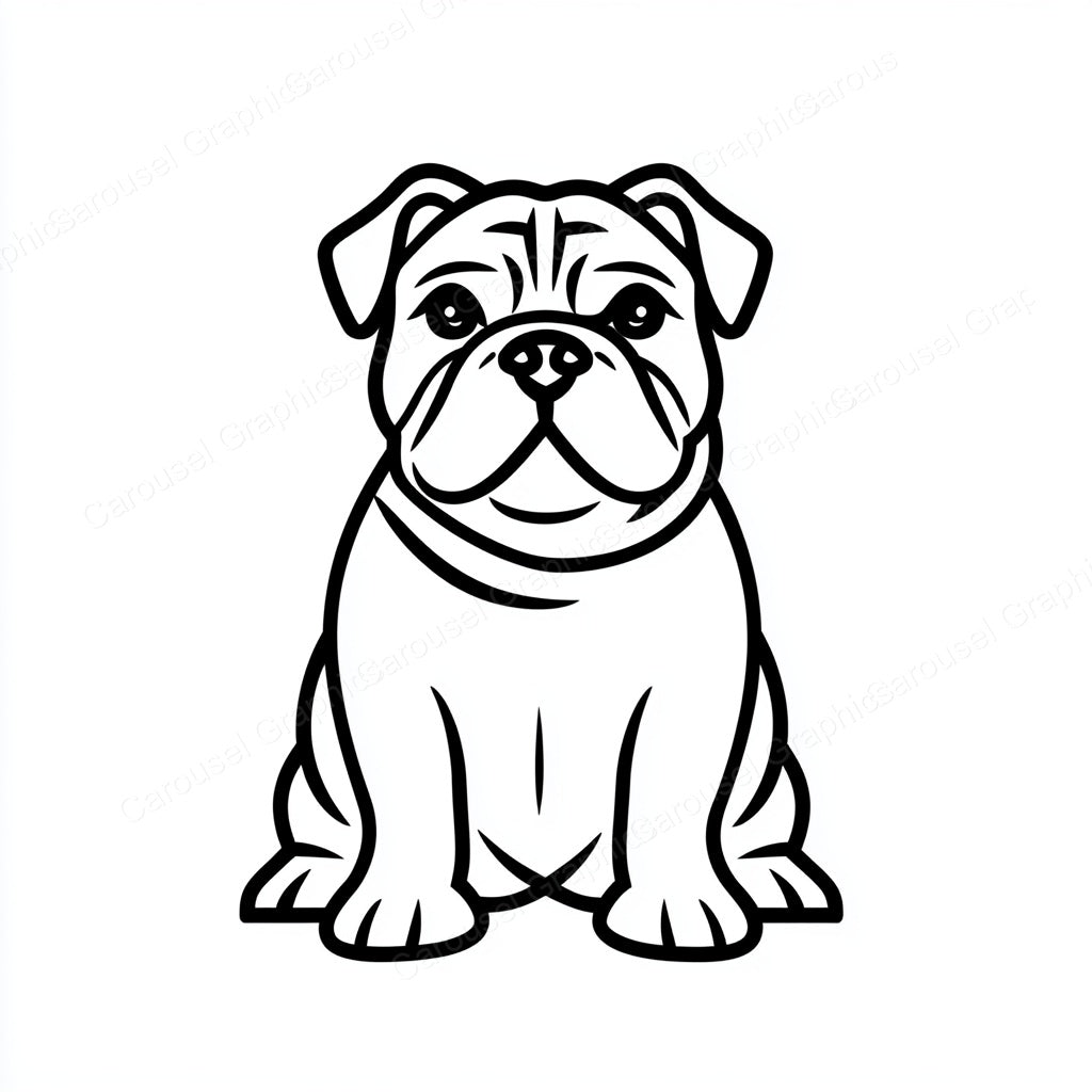 Bulldog Vector Graphic preview