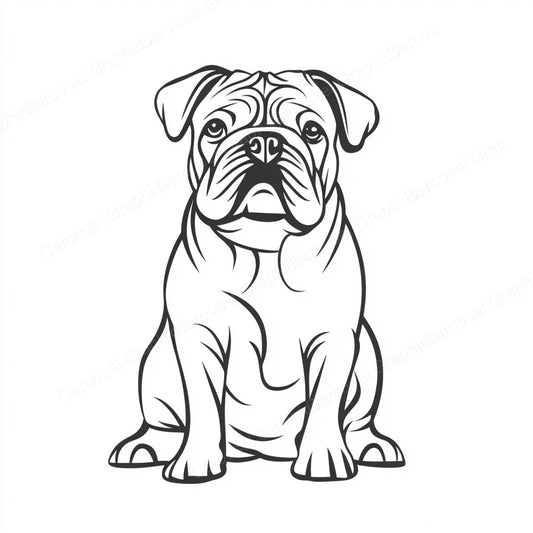 Bulldog Vector Graphic preview