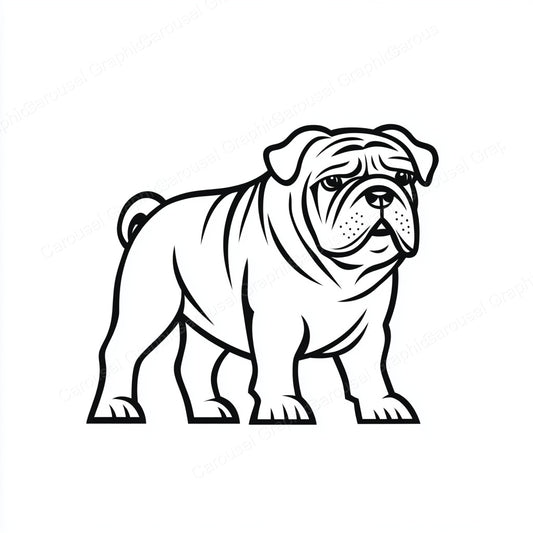 Bulldog Vector Graphic preview
