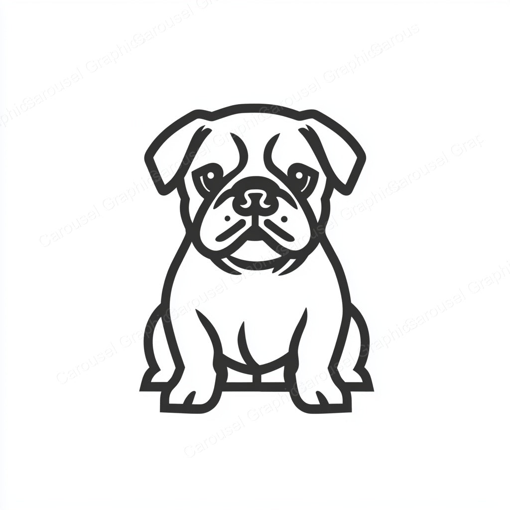 Bulldog Vector Graphic preview