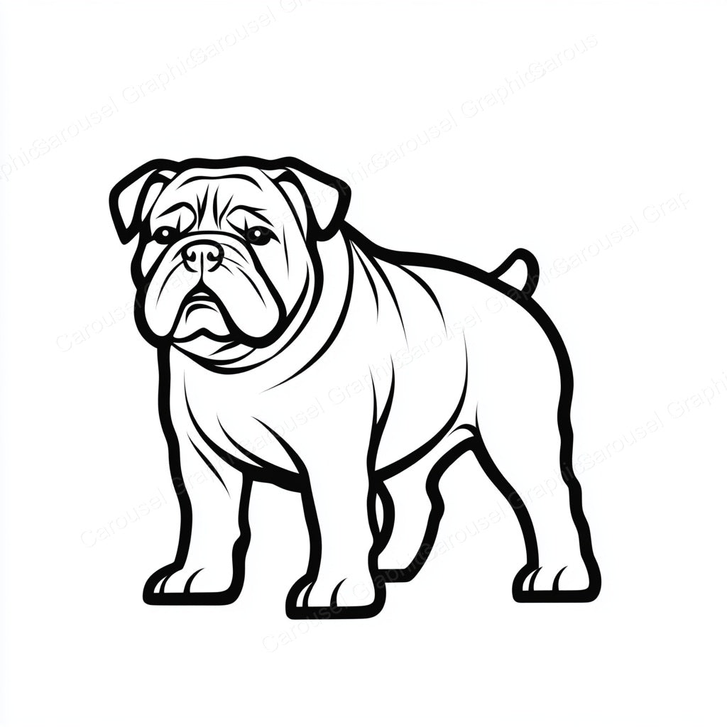 Bulldog Vector Graphic preview