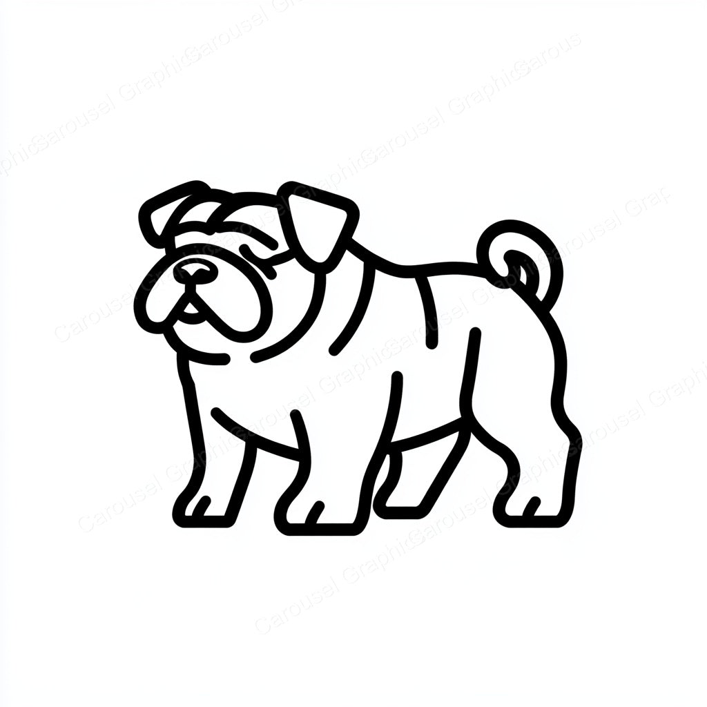 Bulldog Vector Graphic preview