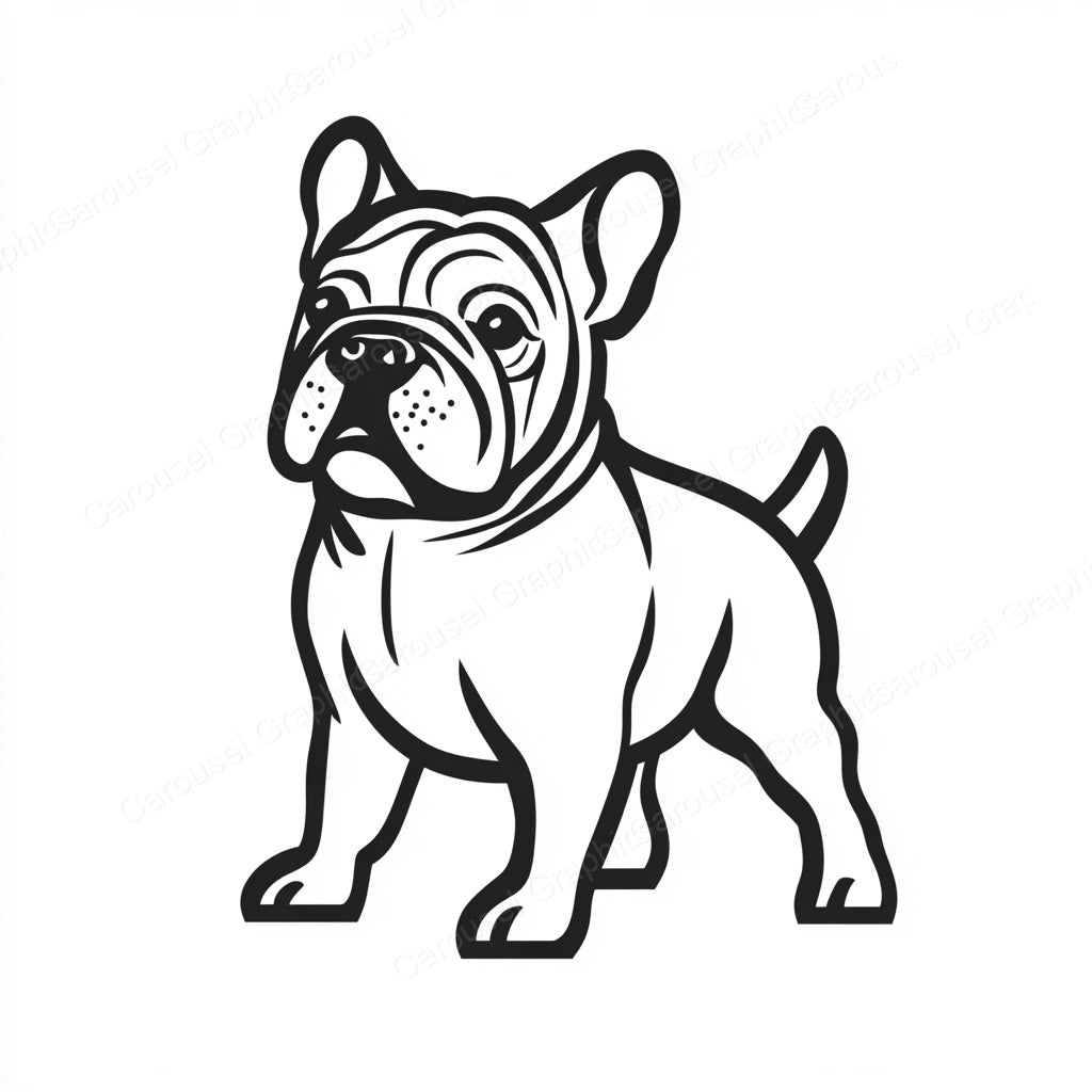 Bulldog Vector Graphic preview