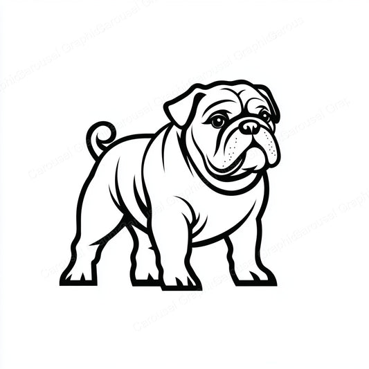 Bulldog Vector Graphic preview