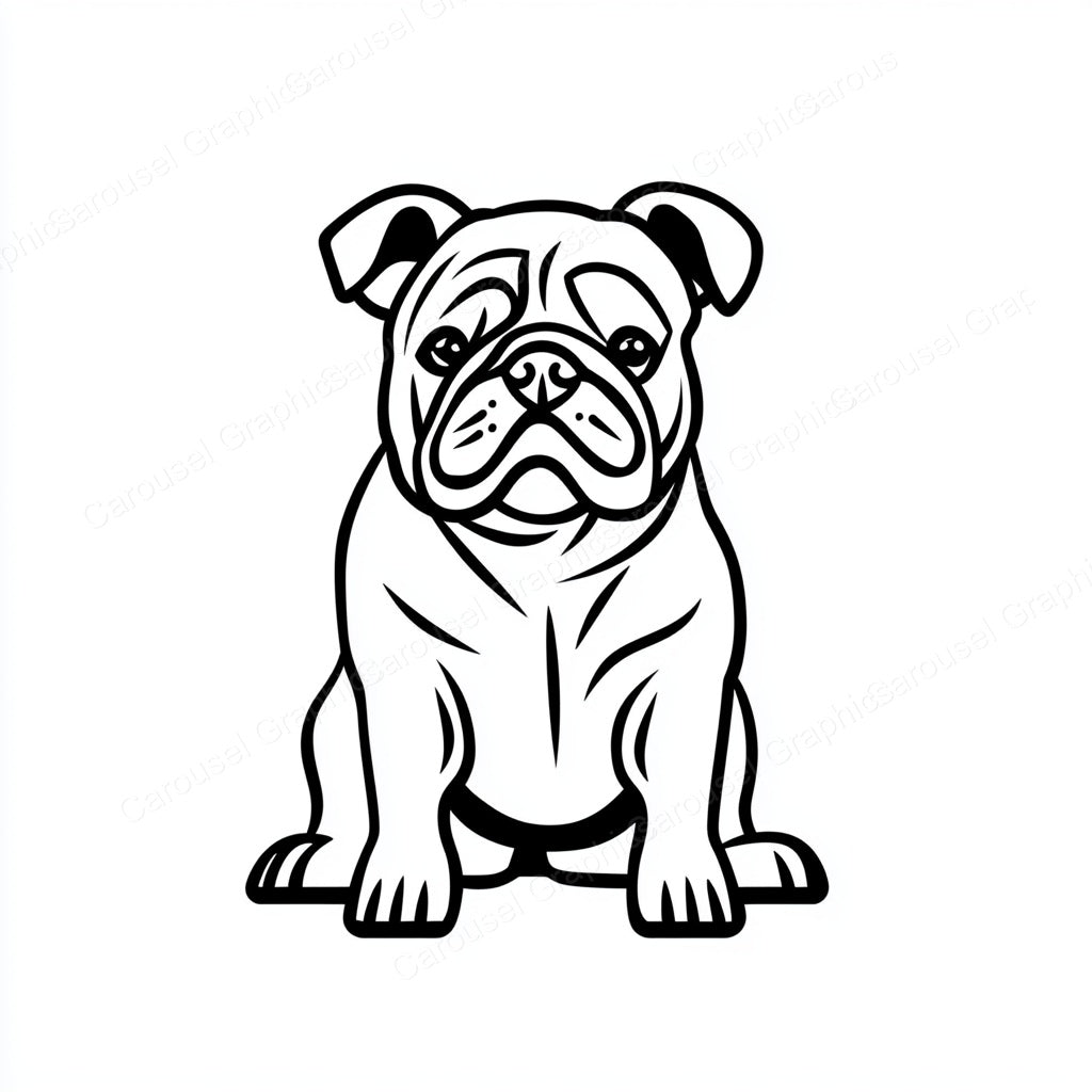 Bulldog Vector Graphic preview