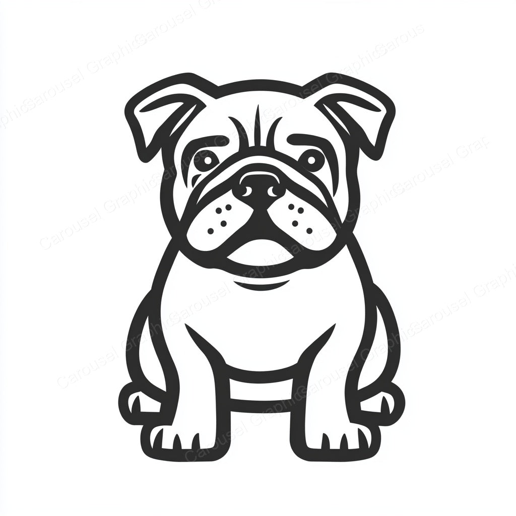 Bulldog Vector Graphic preview