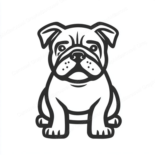 Bulldog Vector Graphic preview
