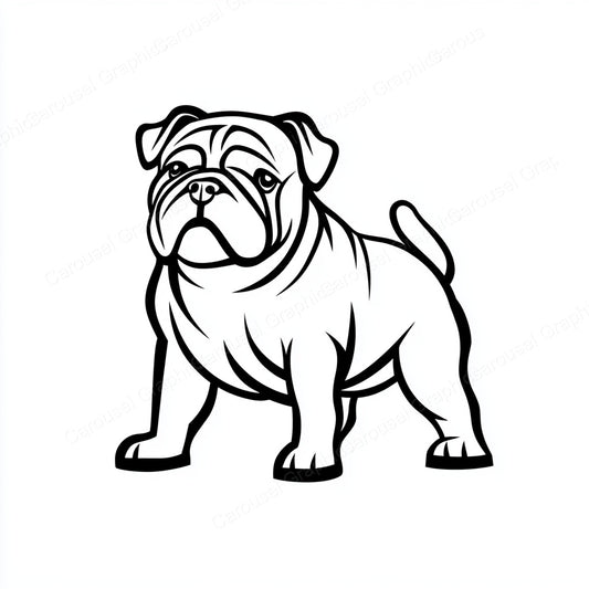 Bulldog Vector Graphic preview