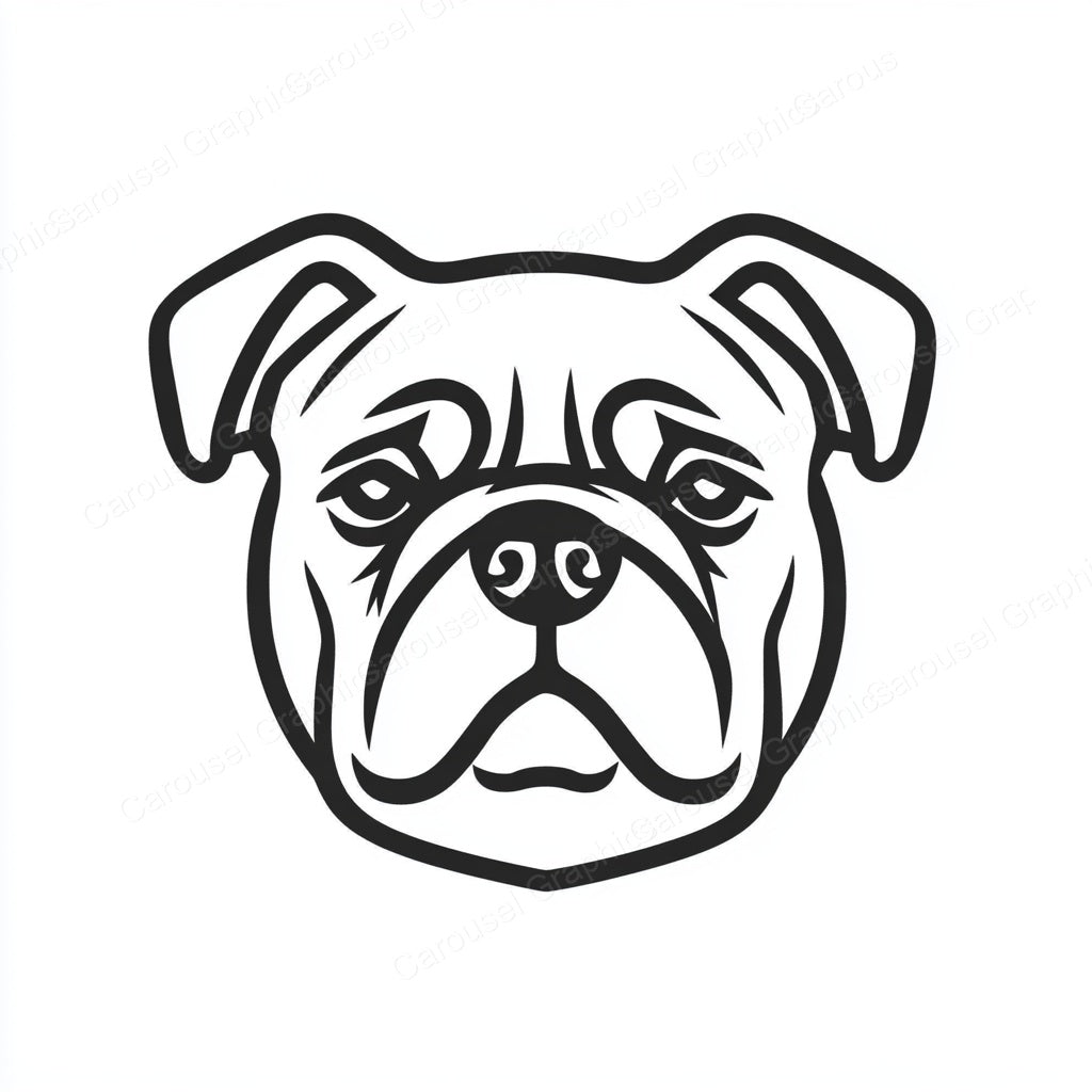Bulldog Vector Graphic preview