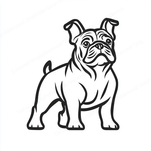 Bulldog Vector Graphic preview