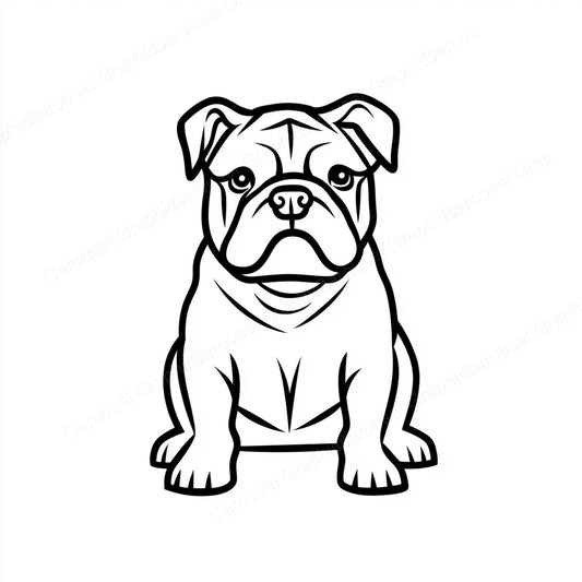 Bulldog Vector Graphic preview
