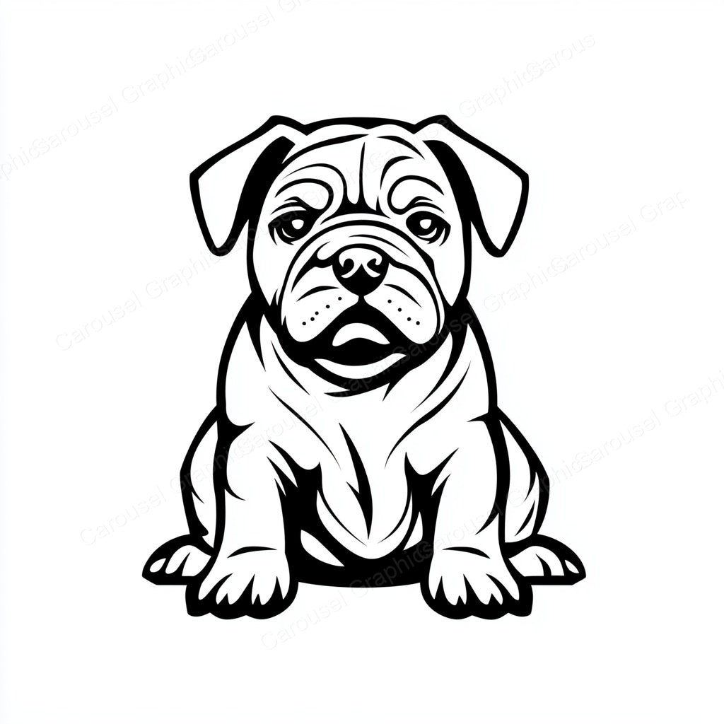 Bulldog Vector Graphic preview