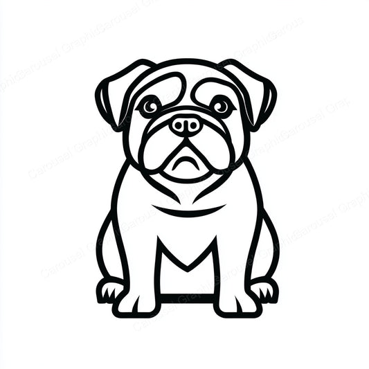 Bulldog Vector Graphic preview
