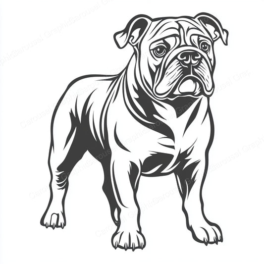 Bulldog Vector Graphic preview