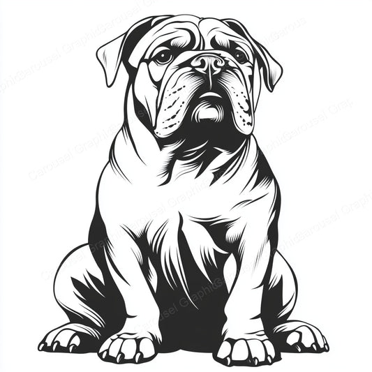 Bulldog Vector Graphic preview