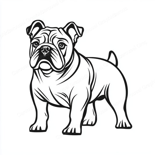 Bulldog Vector Graphic preview