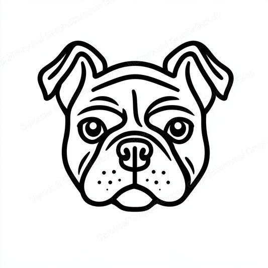 Bulldog Vector Graphic preview