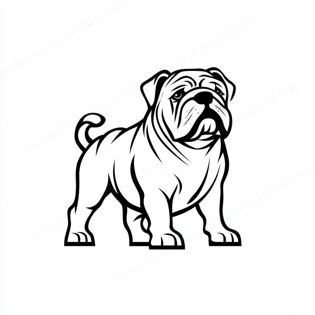 Bulldog Vector Graphic preview