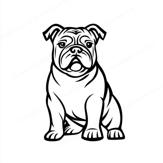 Bulldog Vector Graphic preview