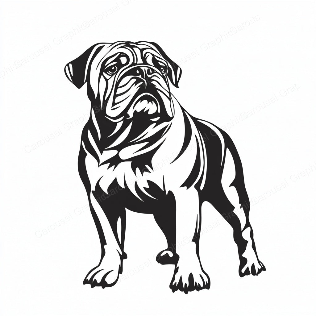 Bulldog Vector Graphic preview