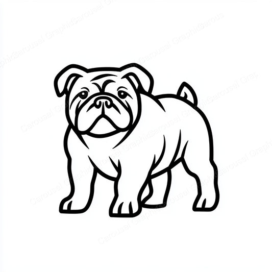 Bulldog Vector Graphic preview