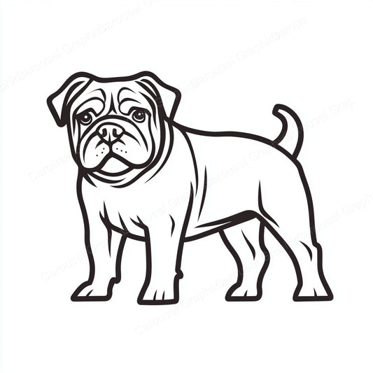 Bulldog Vector Graphic preview