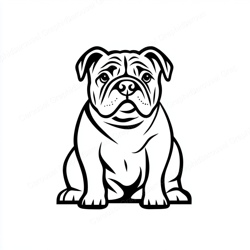 Bulldog Vector Graphic preview