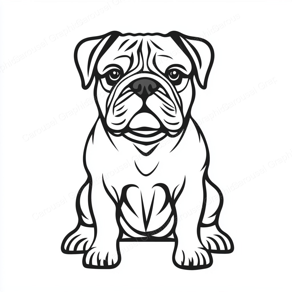 Bulldog Vector Graphic preview