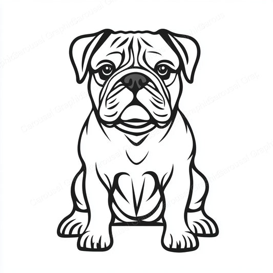 Bulldog Vector Graphic preview
