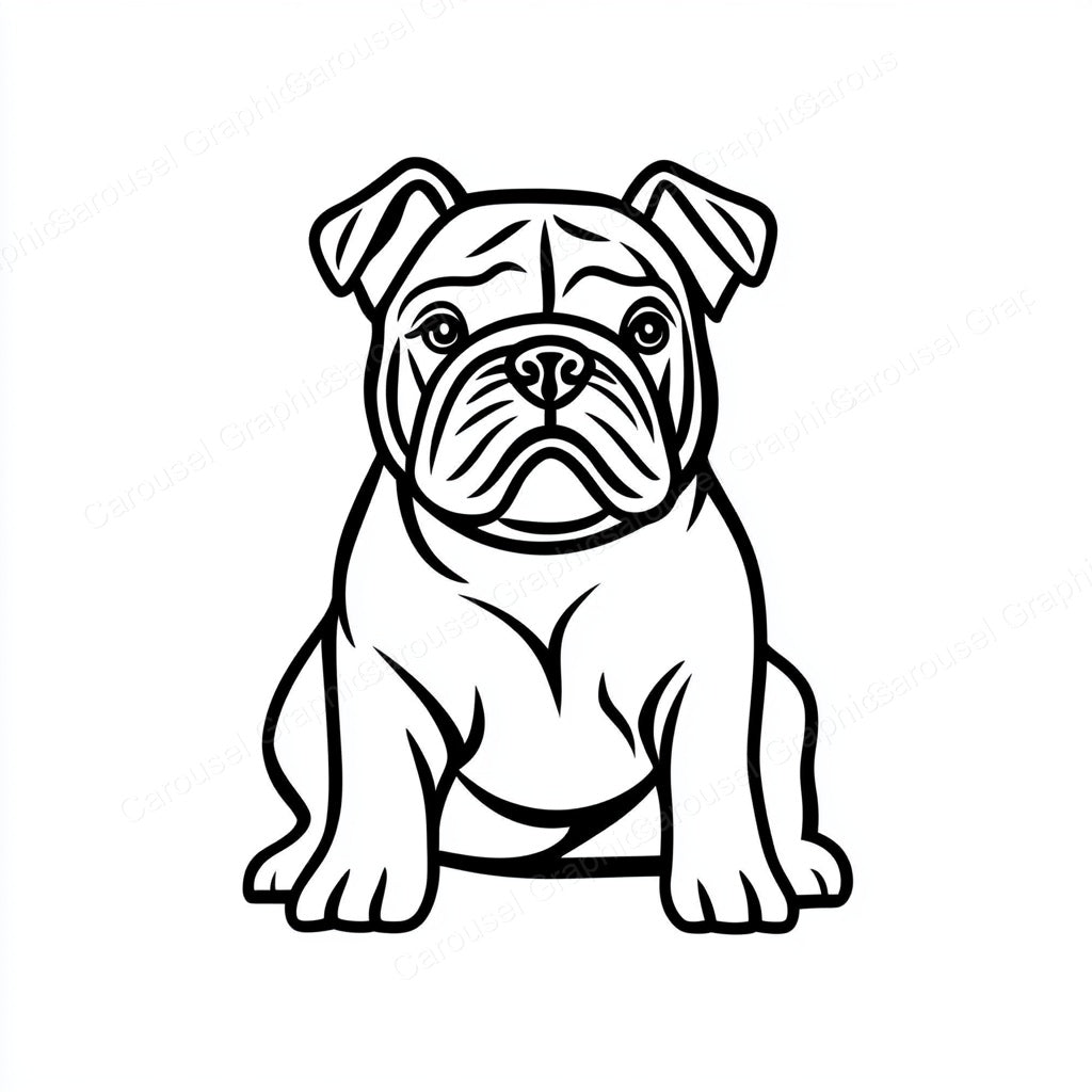 Bulldog Vector Graphic preview