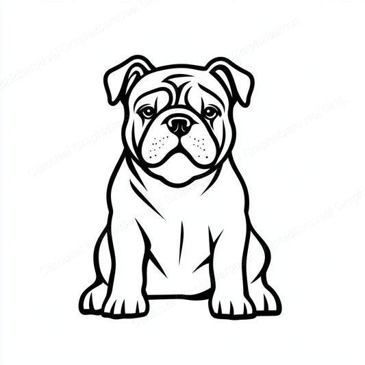 Bulldog Vector Graphic preview