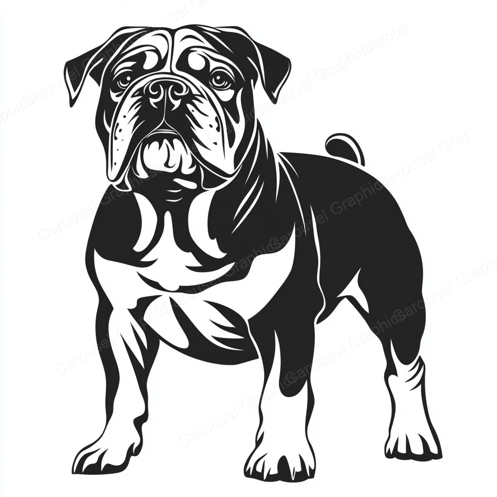 Bulldog Vector Graphic preview