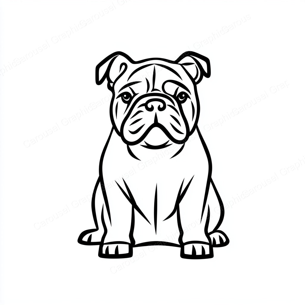 Bulldog Vector Graphic preview