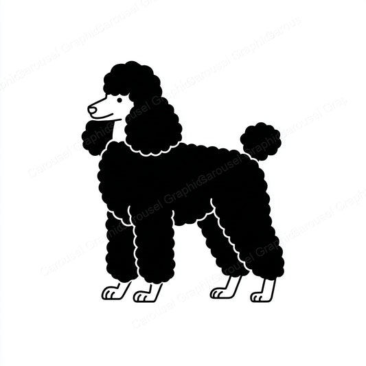 Poodle Vector Graphic preview