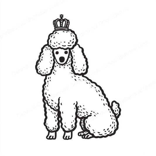 Poodle Vector Graphic preview