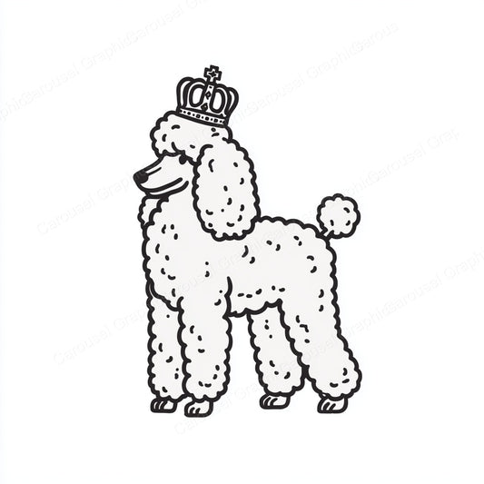 Poodle Vector Graphic preview