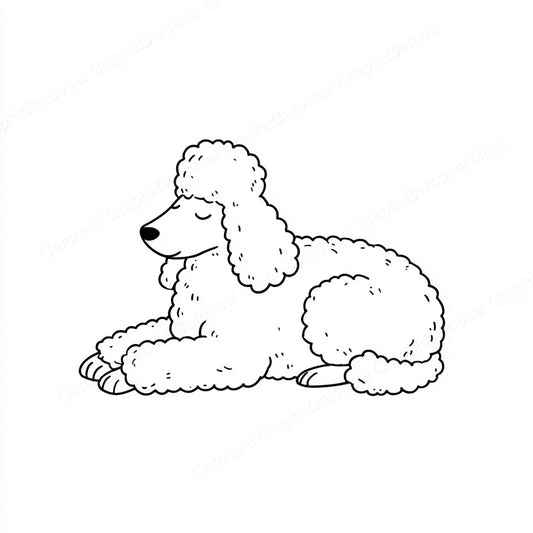 Poodle Vector Graphic preview