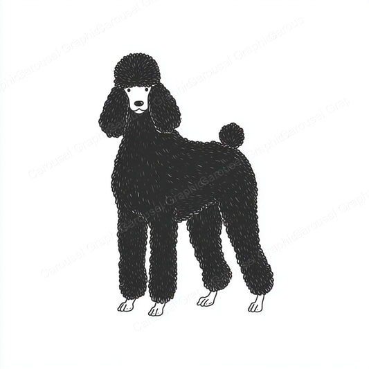 Poodle Vector Graphic preview