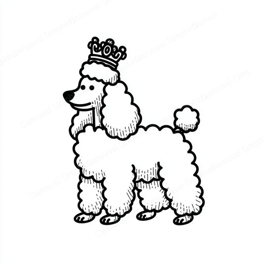 Poodle Vector Graphic preview
