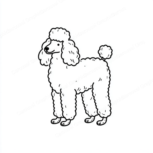 Poodle Vector Graphic preview