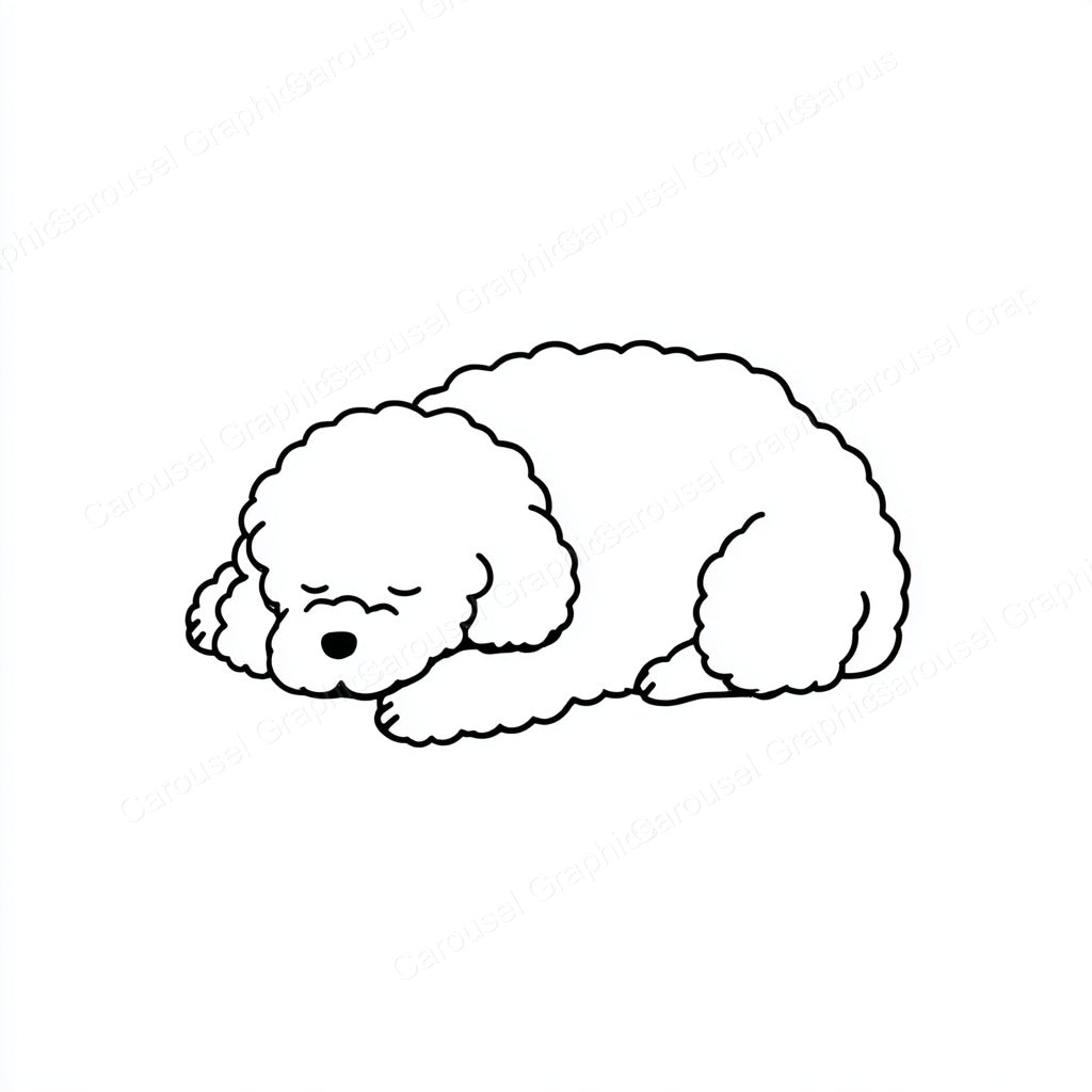 Poodle Vector Graphic preview
