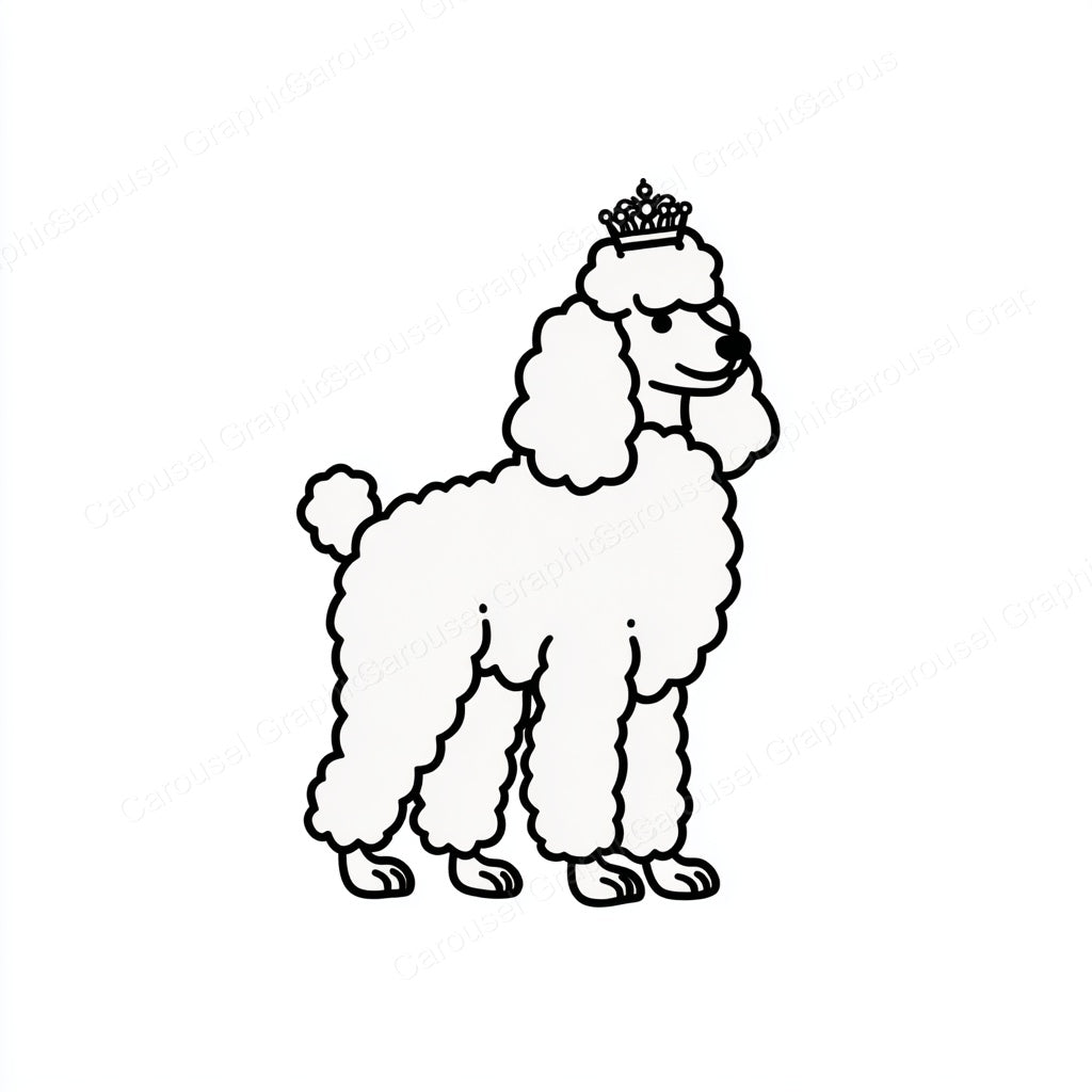 Poodle Vector Graphic preview