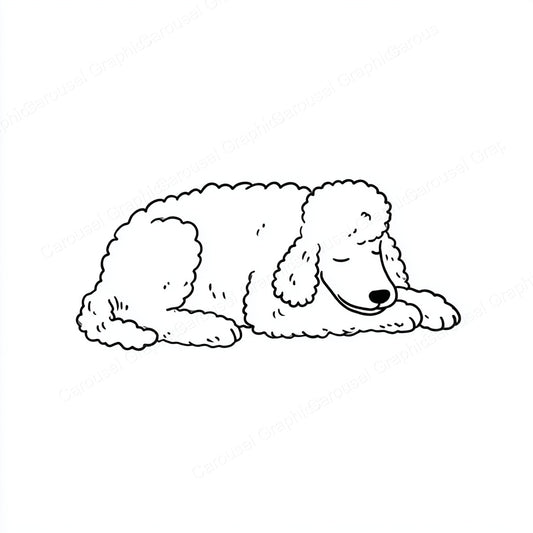 Poodle Vector Graphic preview