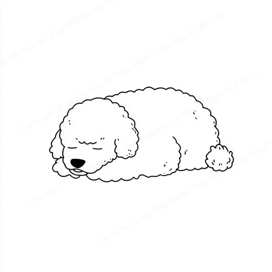 Poodle Vector Graphic preview